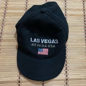 Black Las Vegas Nevada USA Embroidered Cap